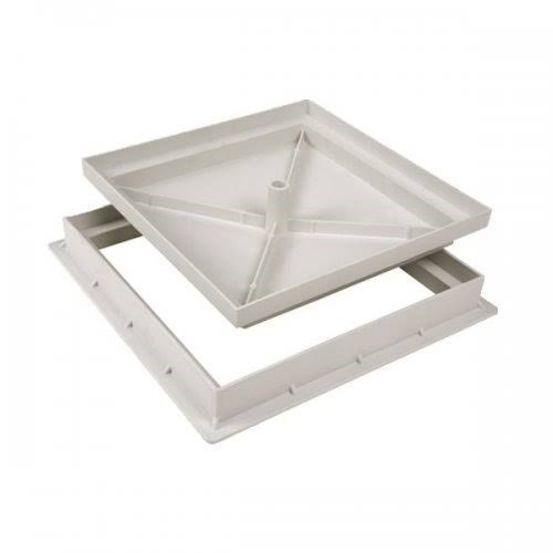 TAMPA COM ARO EM PP 25X25 BRANCA SIMPLES TAMPA COM ARO EM PP 25X25 BRANCA SIMPLES