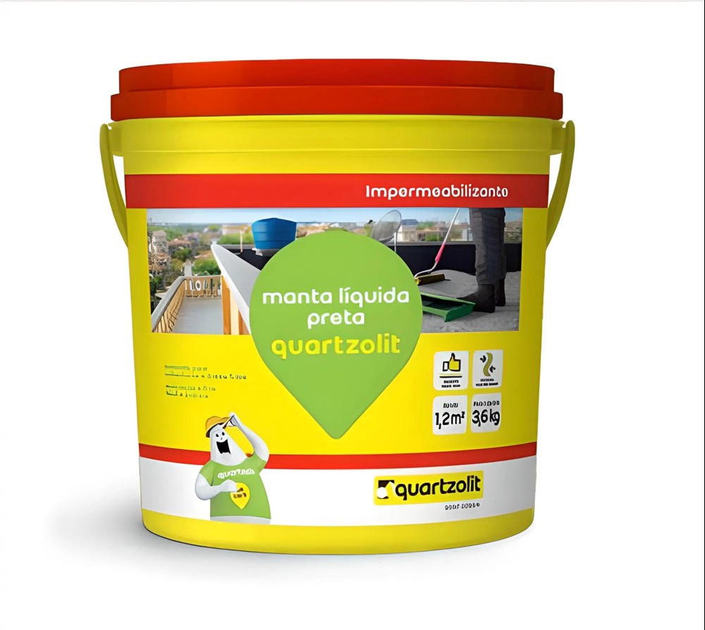 MANTA LIQUIDA PRETA GL 3,6KG QUARTZOLIT MANTA LIQUIDA PRETA GL 3,6KG QUARTZOLIT