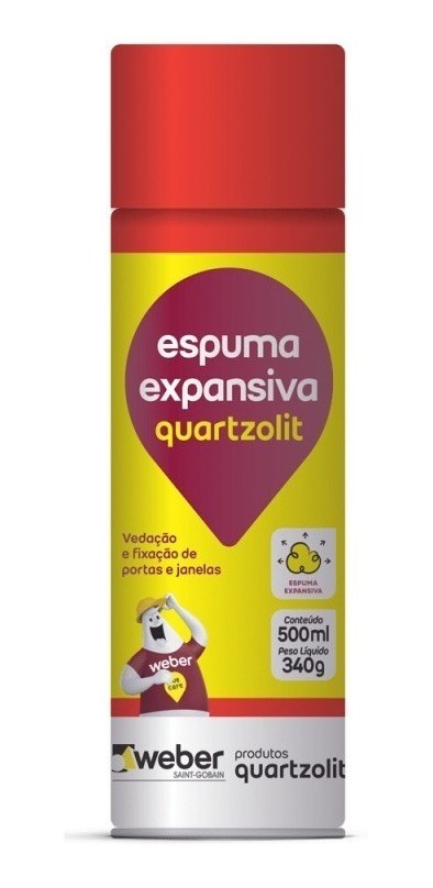 ESPUMA EXPANSIVA 500ML QUARTZOLIT ESPUMA EXPANSIVA 500ML QUARTZOLIT
