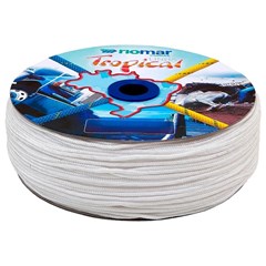CORDA TRANCADA PP 03MM BRANCA METRO RIOMAR CORDAS