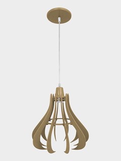 LUMINARIA KOLONIAL CLOW III OURO FOSCO TUROSSI