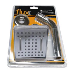 CHUVEIRO QUADRADO CROMADO 1E 85X85 FLUX CHUVEIRO QUADRADO CROMADO 1E 85X85 FLUX