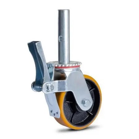 RODIZIO GIRO 6X2 140MM PU C/FREIO COLSO RODIZIO GIRO 6X2 140MM PU C/FREIO COLSO