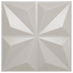 REVESTIMENTO PLASTICO 3D ORIGAMI 50X50  ASTRA