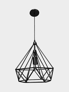LUMINARIA DIAMANTE (G) PRETO FOSCO TUROSSI