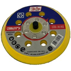 BASE DISCO PLUMA C/VENTILACAO 125X14 DIS-FLEX