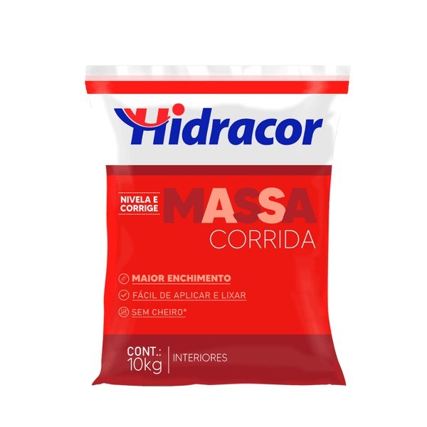 MASSA CORRIDA SACO 10KG HIDRACOR MASSA CORRIDA SACO 10KG HIDRACOR