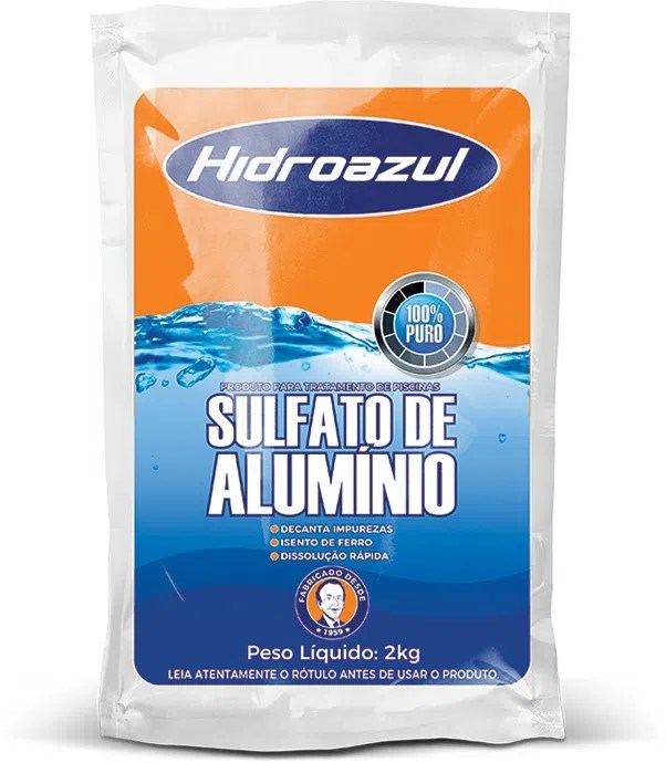 HIDROAZUL SULFATO DE ALUMINIO 2KG HIDROAZUL SULFATO DE ALUMINIO 2KG