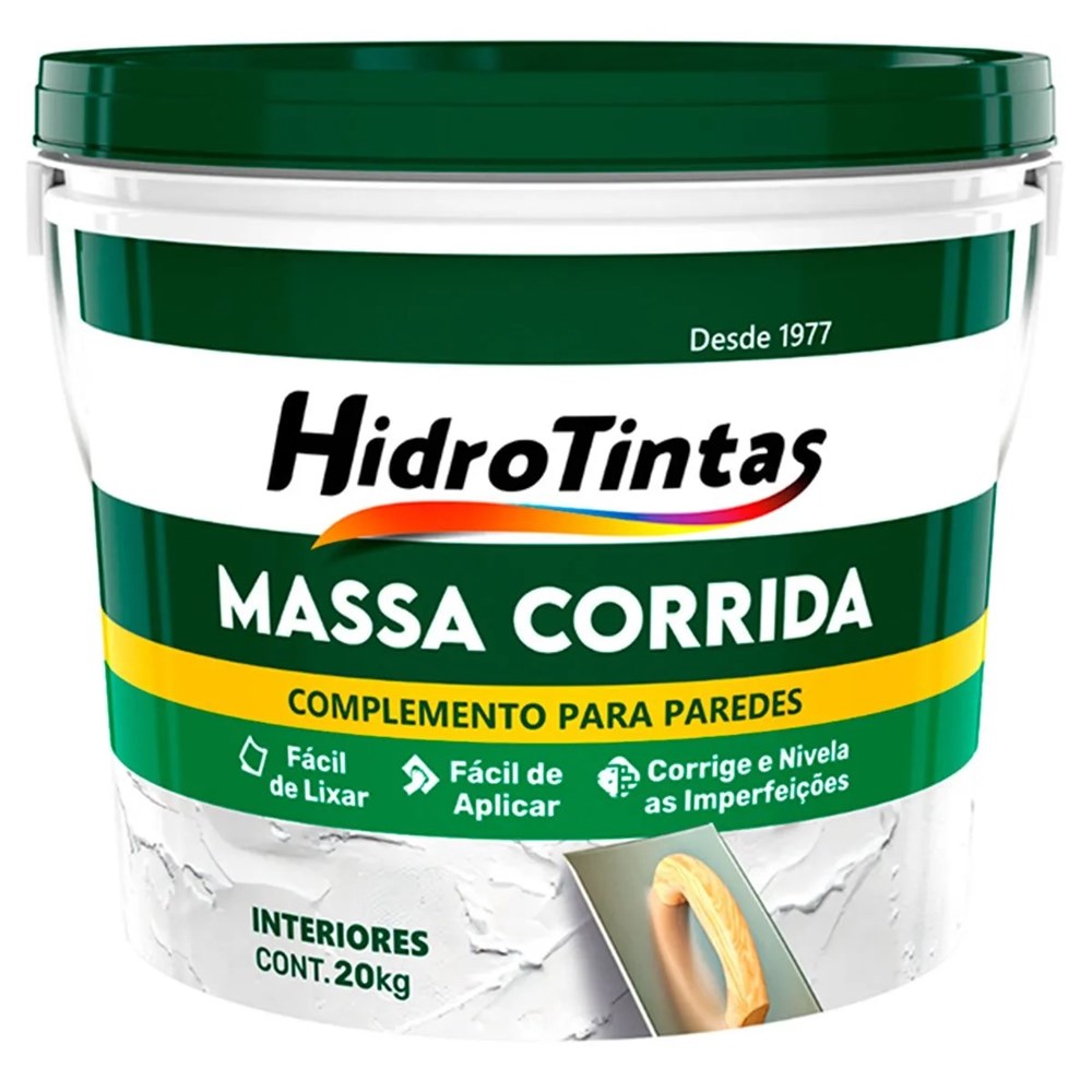 MASSA CORRIDA PVA HIDROTINTAS 20KG MASSA CORRIDA PVA HIDROTINTAS 20KG