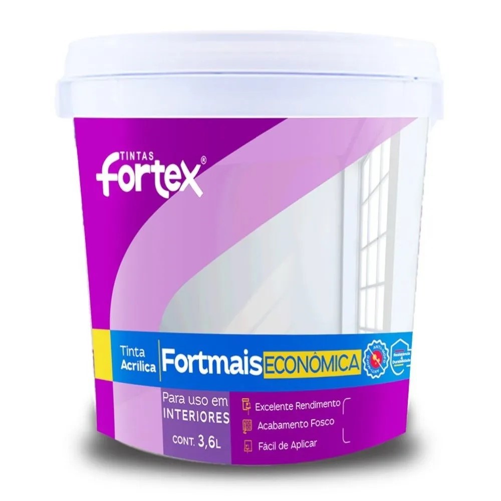 TINTA FORTMAIS 3,6L AREIA FORTEX TINTA FORTMAIS 3,6L AREIA FORTEX