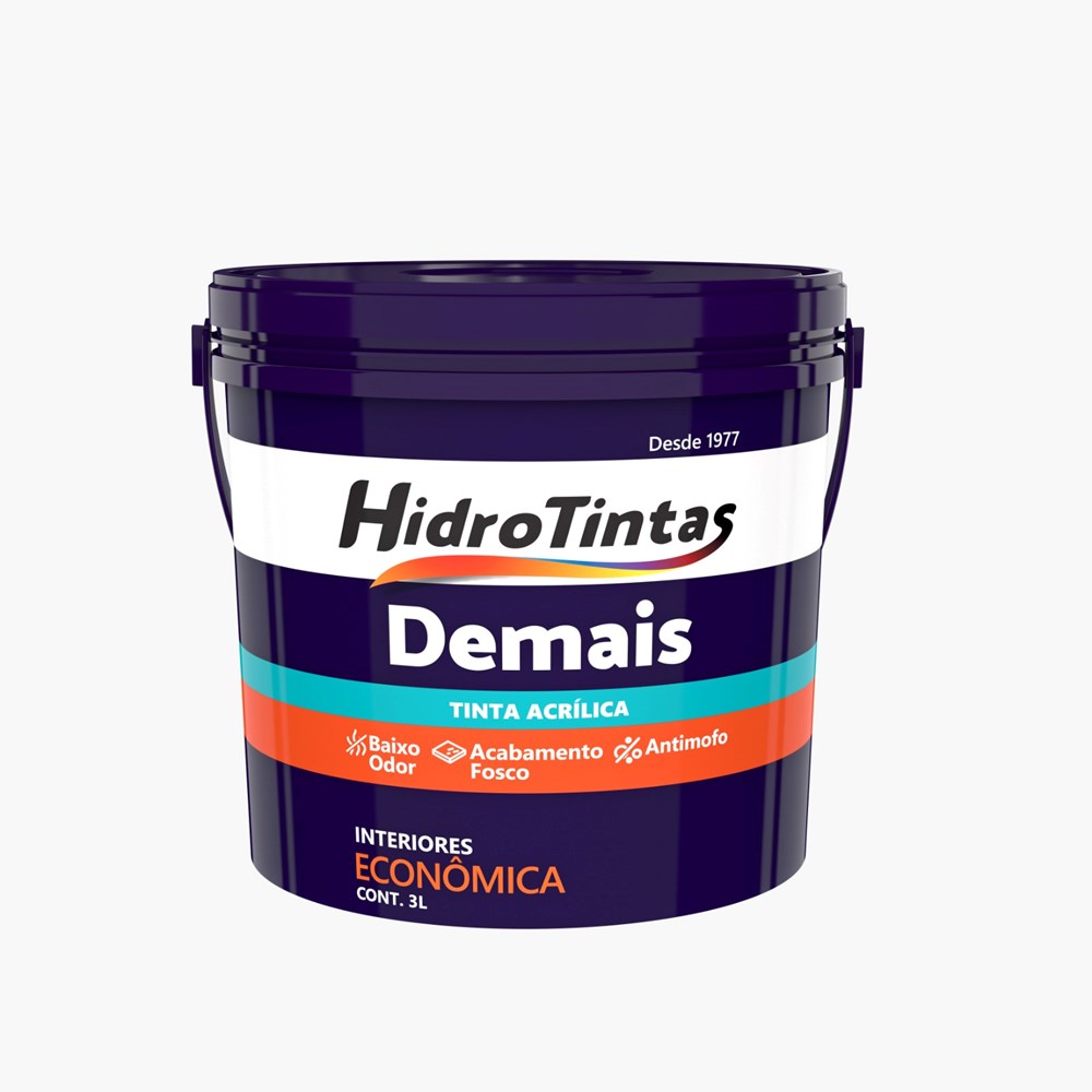 TINTA DEMAIS 15L BRANCO GELO HIDROTINTAS TINTA DEMAIS 15L BRANCO GELO HIDROTINTAS
