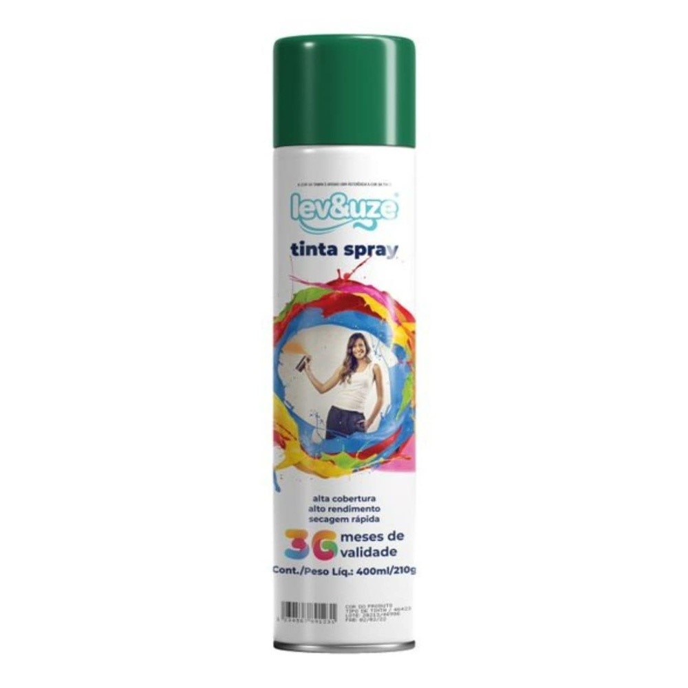 TINTA SPRAY 400ML LEVEUSE UG VERD CLAR TINTA SPRAY 400ML LEVEUSE UG VERD CLAR