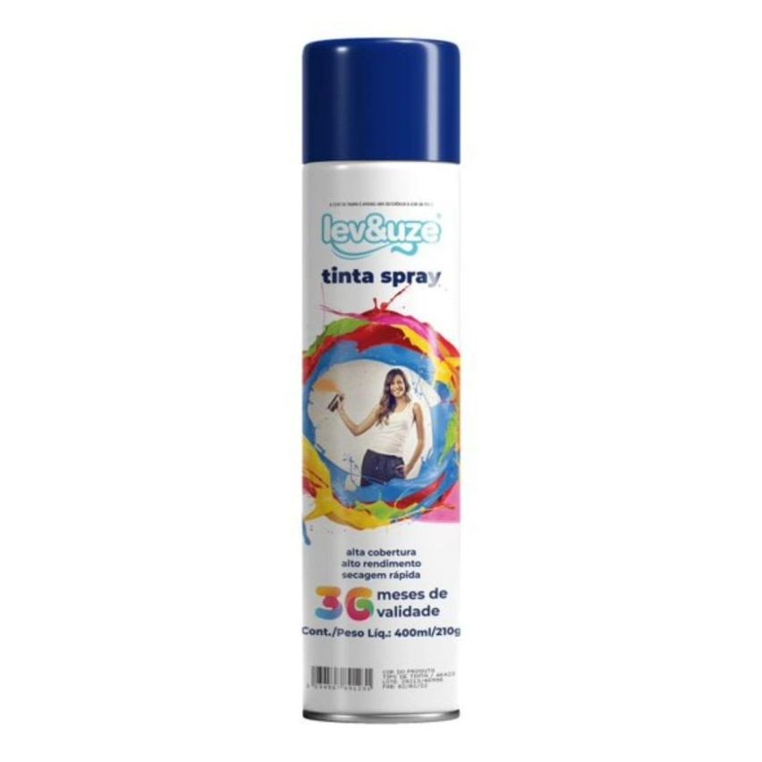 TINTA SPRAY 400ML LEVEUSE UG AZUL ESCURO TINTA SPRAY 400ML LEVEUSE UG AZUL ESCURO