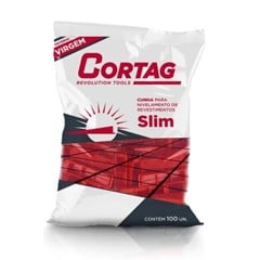 CUNHA PRA NIVELAMENTO 100 PECAS SLIM CORTAG