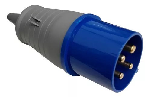 PLUG INDUSTRIAL 3P 16A AZUL E30B76 IP44 ELITEK PLUG INDUSTRIAL 3P 16A AZUL E30B76 IP44 ELITEK