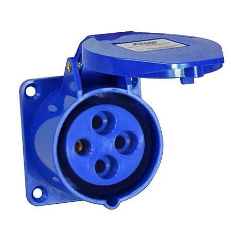 TOMADA INDUSTRIAL EMBUTIR 3P 16A/220V AZUL ETEI162P220 ELITEK TOMADA INDUSTRIAL EMBUTIR 3P 16A/220V AZUL ETEI162P220 ELITEK