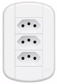 TOMADA BLANC+ 3 ENTRA 10A 2P+T 3921 FAME TOMADA BLANC+ 3 ENTRA 10A 2P+T 3921 FAME