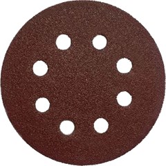 DISCO LIXA PLUMA FERRO 125MM #80 DIS-FLE