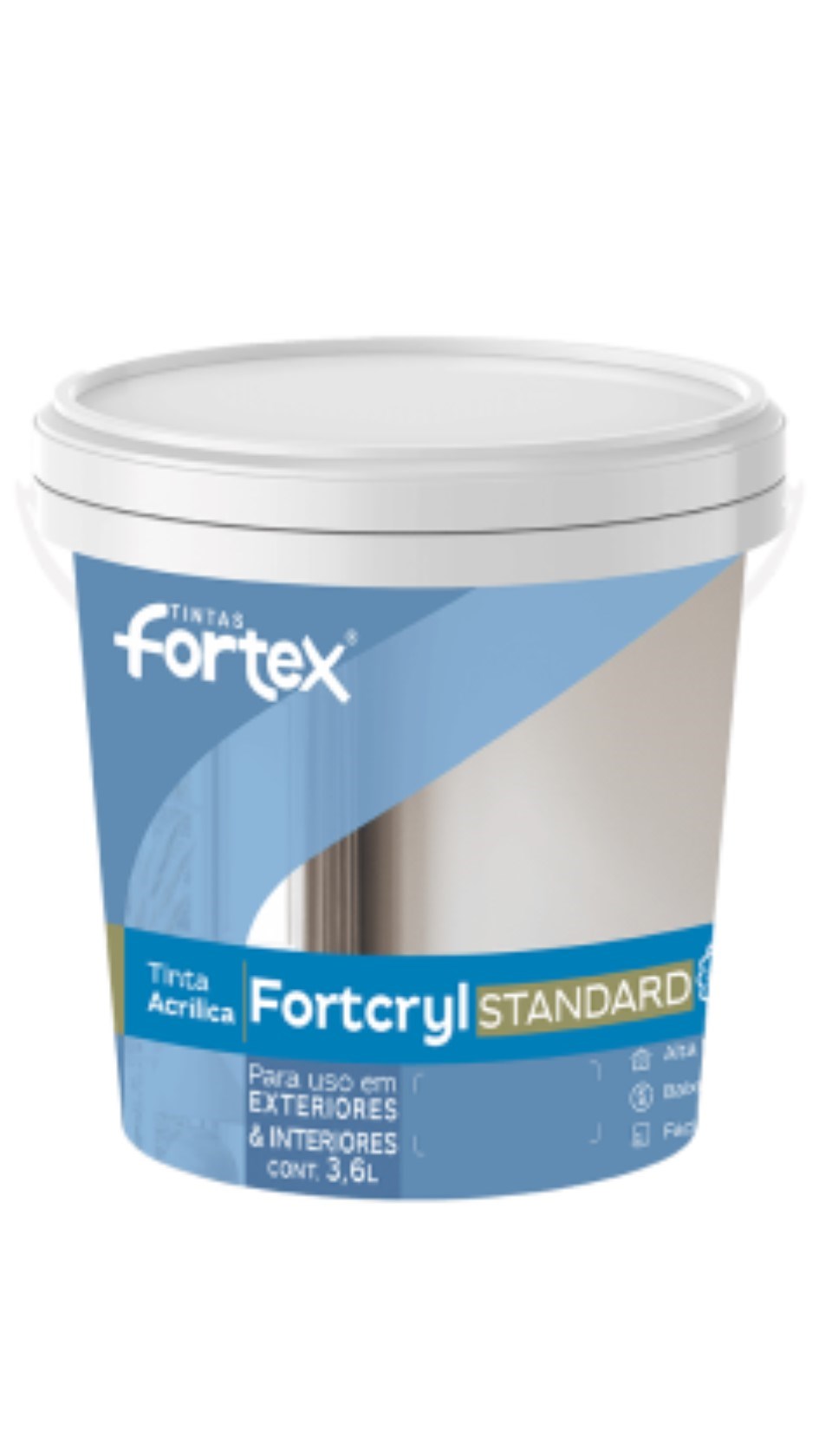 TINTA FORTCRYL 3,6L BRANCO GELO FORTEX TINTA FORTCRYL 3,6L BRANCO GELO FORTEX