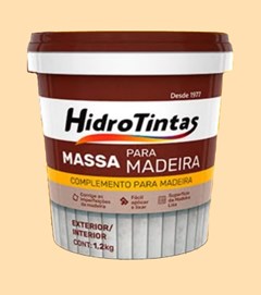MASSA P/MADEIRA 1,2KG HIDROTINTAS