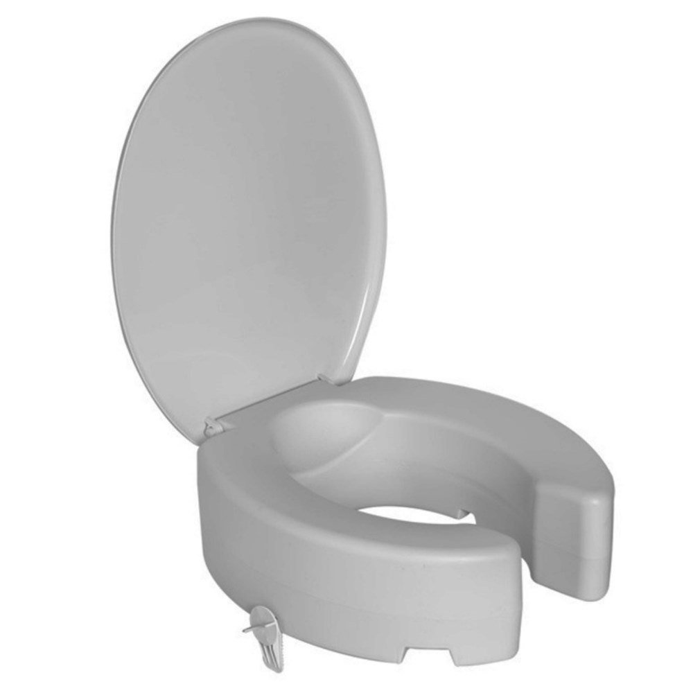 ASSENTO SANITARIO ELEVADO TRAVA 13CM C/ TAMPA ASSENTO SANITARIO ELEVADO TRAVA 13CM C/ TAMPA