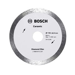 DISCO DIAMANTADO CERAMICA LISO 110X20 BOSCH
