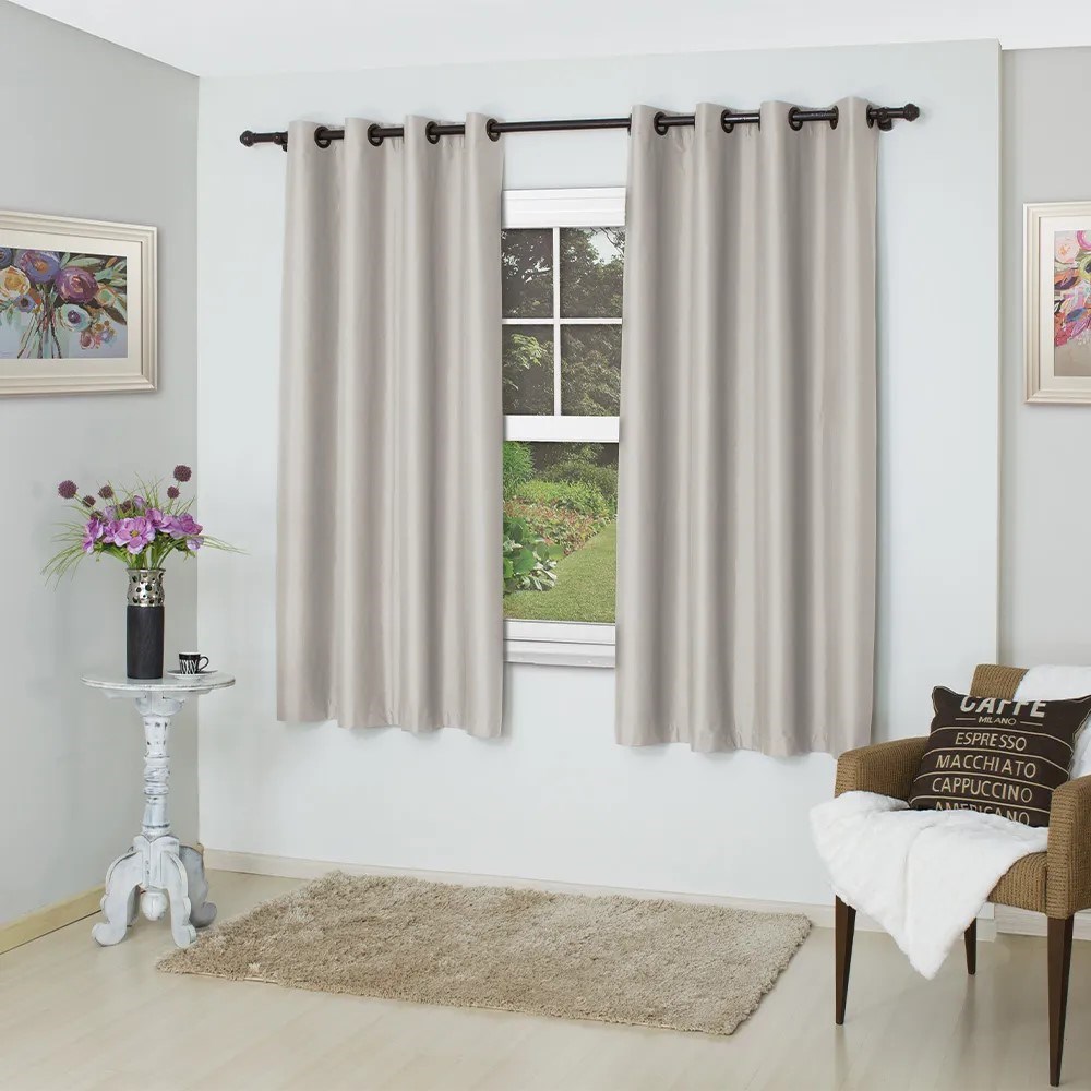 CORTINA UNI RUBI DESIGN/AREIA  2.0MX1.6M CORTINA UNI RUBI DESIGN/AREIA  2.0MX1.6M