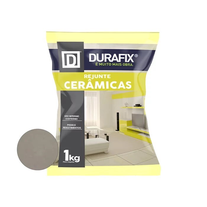 REJUNTE CERAMICAS CINZA  1KG DURAFIX REJUNTE CERAMICAS CINZA  1KG DURAFIX
