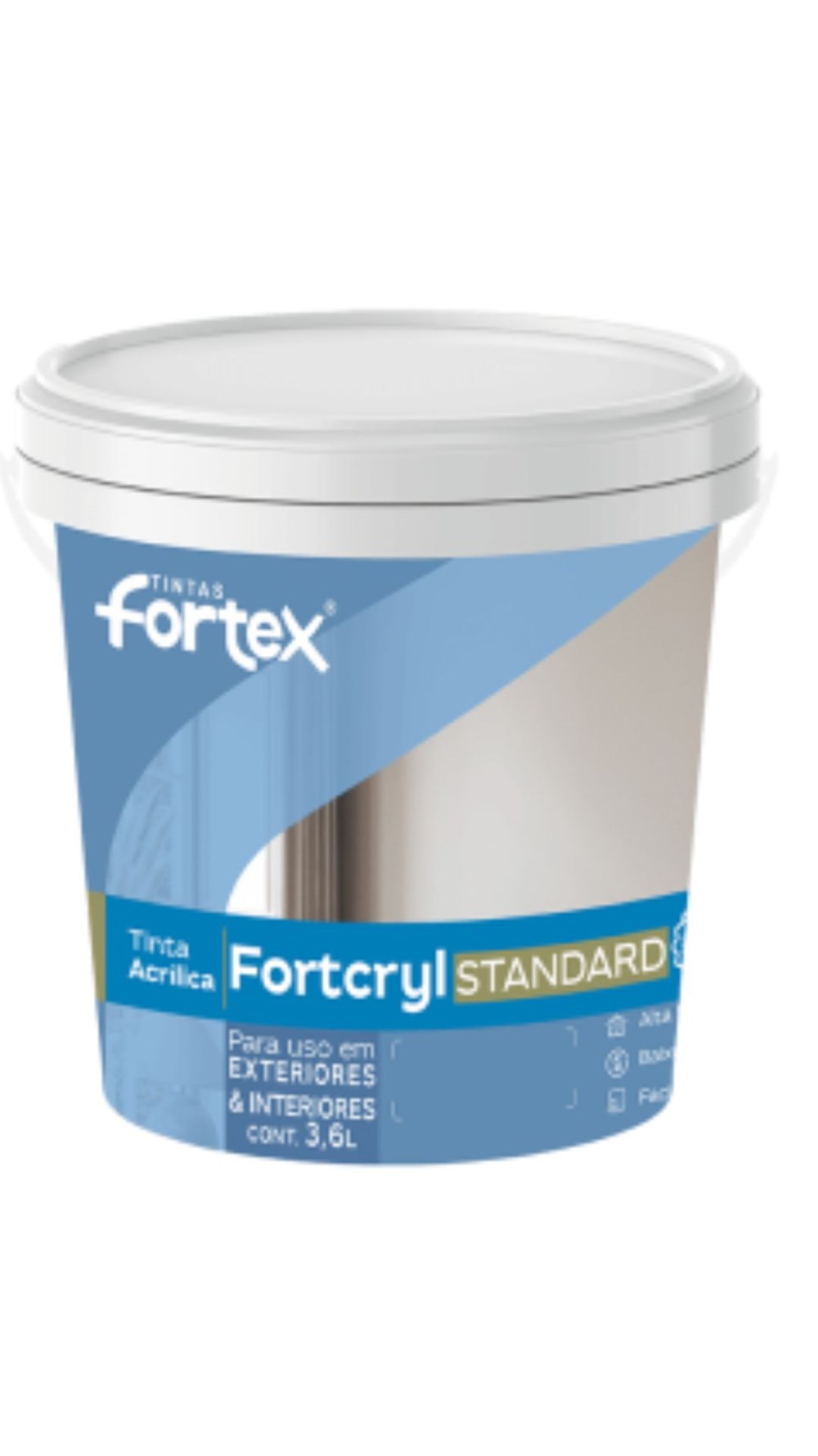 TINTA FORTCRYL 3,6L CHOCOLATE FORTEX TINTA FORTCRYL 3,6L CHOCOLATE FORTEX