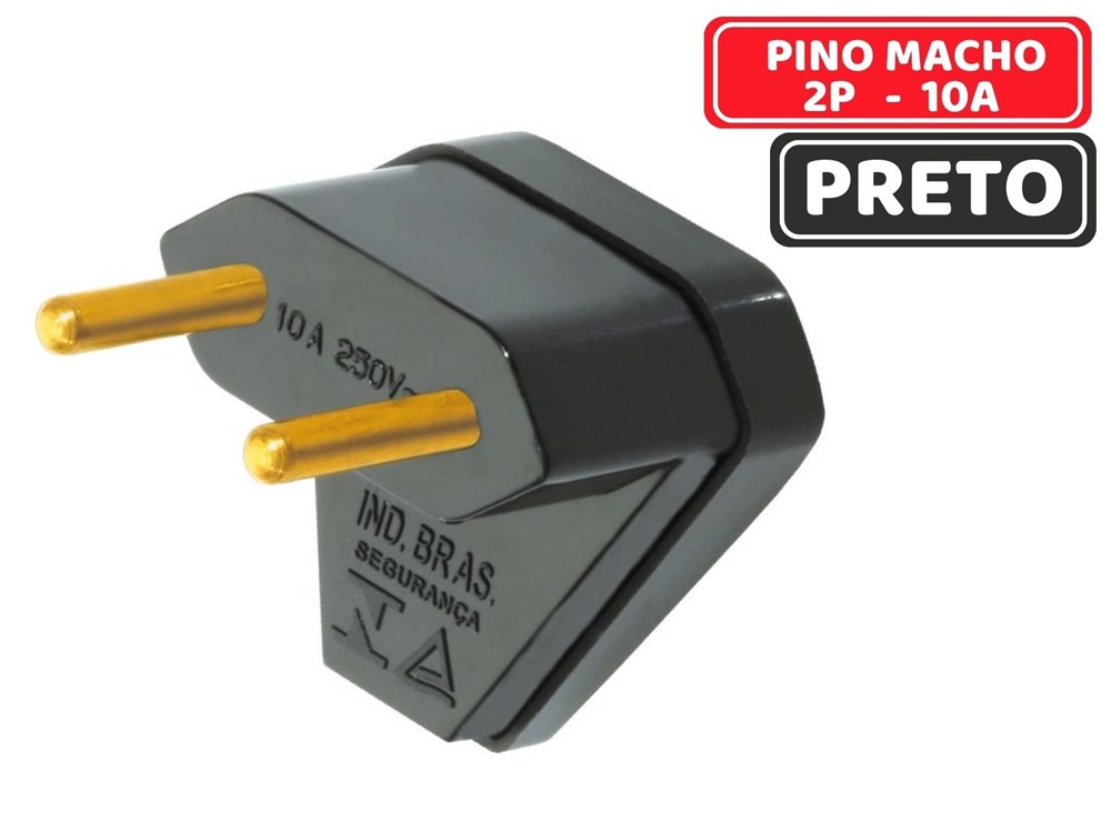 PLUGUE PAD 2P PT PEQUENO 2401 FAME PLUGUE PAD 2P PT PEQUENO 2401 FAME