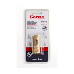 SERRA COPO 25MM DIAMANTADO PARA ESMERILHADEIRA CORTAG