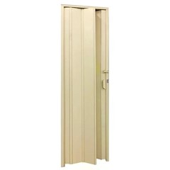 PORTA SANFONADA BEGE COM KIT 84CM PERFILPLAST