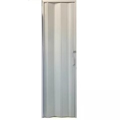 PORTA SANFONADA CINZA COM KIT 84CM PERFILPLAST