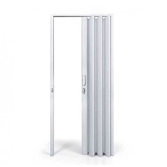 PORTA SANFONADA BRANCA COM KIT 60CM PERFILPLAST