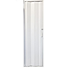PORTA SANFONADA BRANCA COM KIT 84CM PERFILPLAST