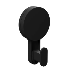 GANCHO COM ADESIVO PRETO FOSCO ASTRA