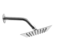 CHUVEIRO QUADRADA METAL CHROME 8” MEBUKI