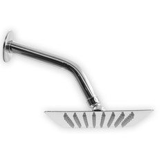 DUCHA QUADRADA METAL CHROME 6” MEBUKI