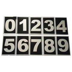 NUMERO ESPELHADO 3,3X4,7  5 PRETO