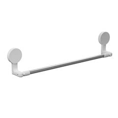 PORTA TOALHA COM ADESIVO BRANCO