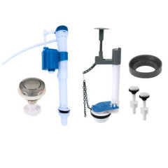 KIT COMPLETO PARA CAIXA ACOPLADA ENTRADA ECONOMICA SAIDA CONVENCIONAL COM ADAPTADOR