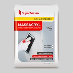 ARGAMASSA MASSACRYL EXTERNA 15KG SUPERMASSA
