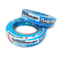 FITA CREPE PARA PINTURA IMOBILIARIA AZUL NEON ADERE A327S 24MMX50M