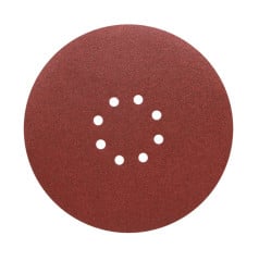 DISCO LIXA MASSA IMPORTADO 9” COM PLUMA 8 FUROS GRAO 100 TATU