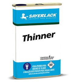 SOLVENTE THINNER 5L SAYERLACK