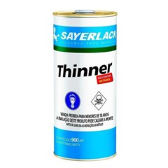 SOLVENTE THINNER 900ML SAYERLACK