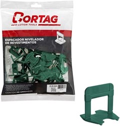 ESPACADOR NIVELADOR 2,0 MM ECONOMICO AZUL CORTAG