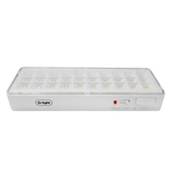 LUMINARIA EMERG SLIM 30 LED 1W 6500K