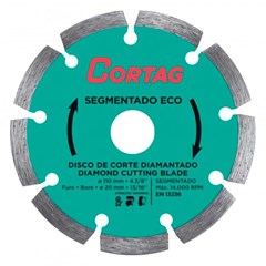 DISCO DIAMANTADO SEGMENTADO ECO 110MM CORTAG