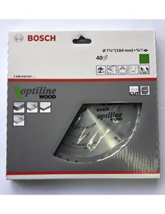 DISCO SERRA CIR PRO WOOD 184X15MM 40T 847